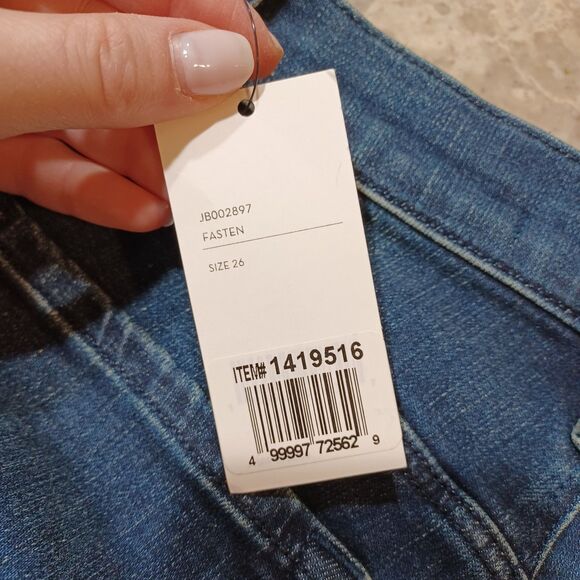 NWT J. Brand Maria High Rise Skinny Leg Jeans Fasten Dark Blue Wash Size 26 - Picture 7 of 10